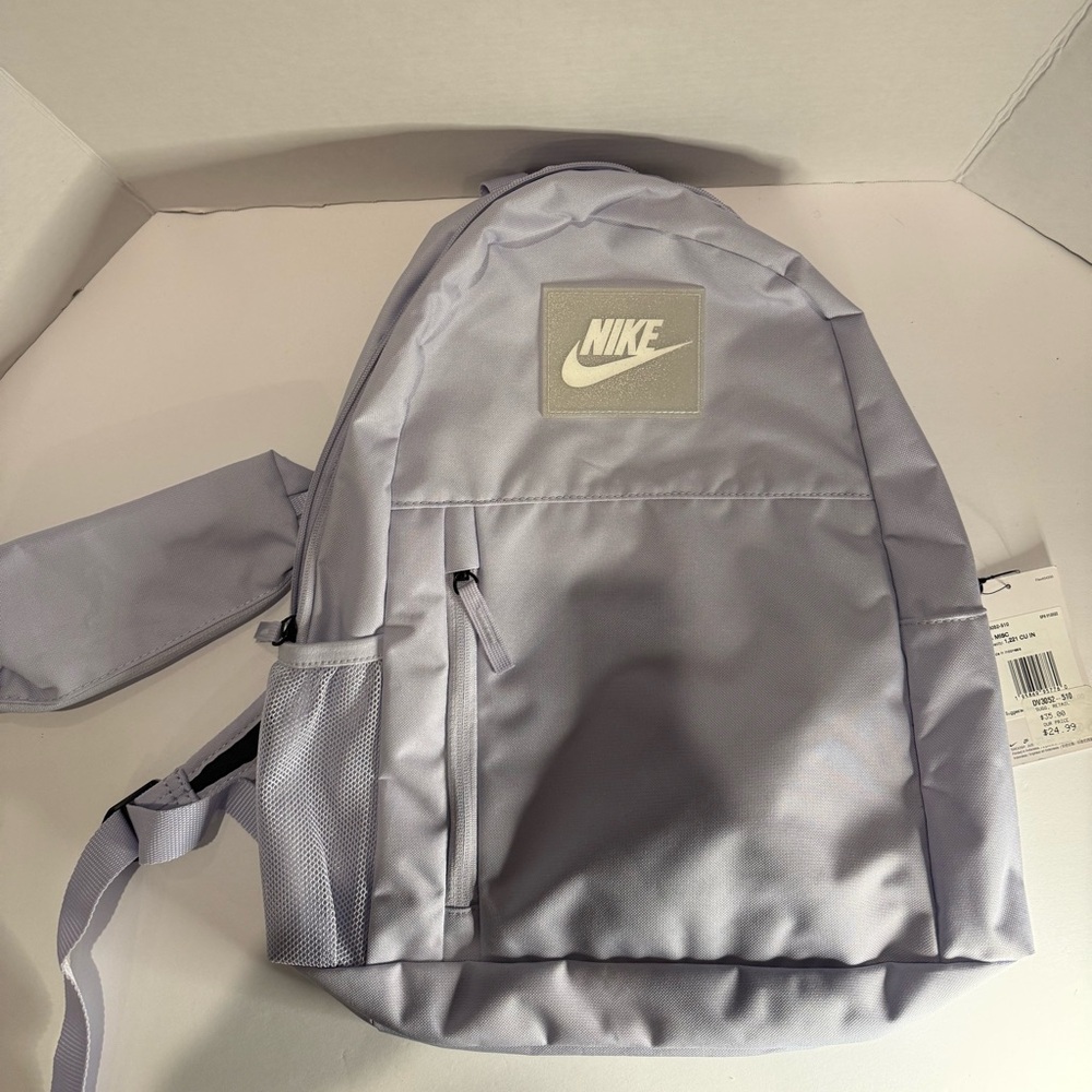 Nike Lavender Backpack with Logo